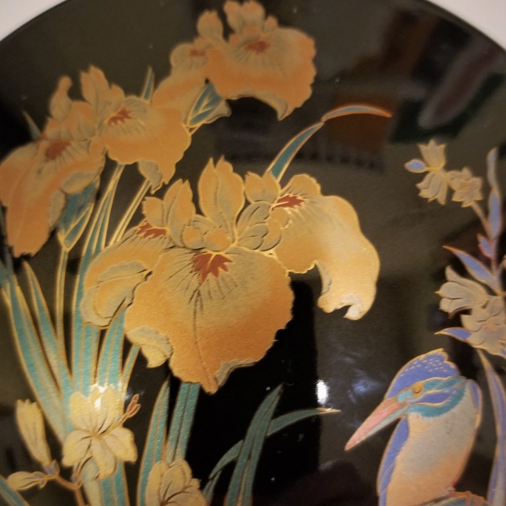 Ornate Vintage covered Dish Made In Japan, a wonderful piece